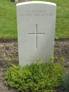 One of countless unidentified graves