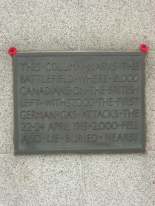 Plaque at St. Julien in Ypers